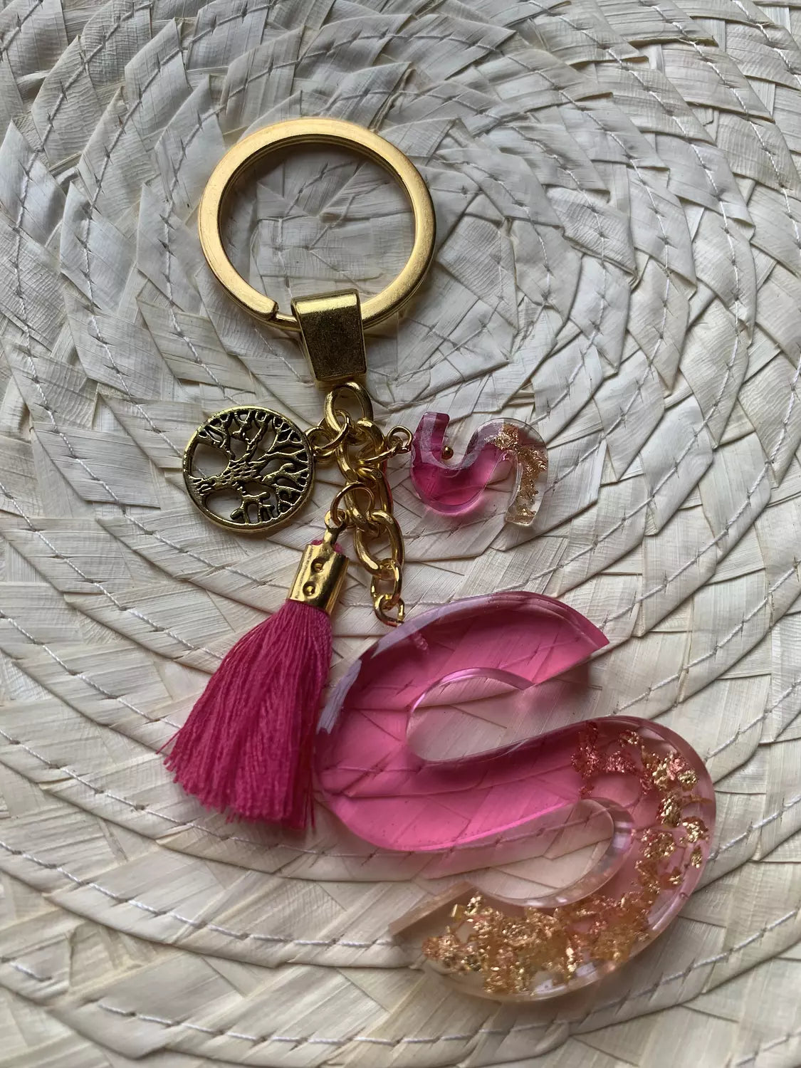 Letter ( S ) Keychain