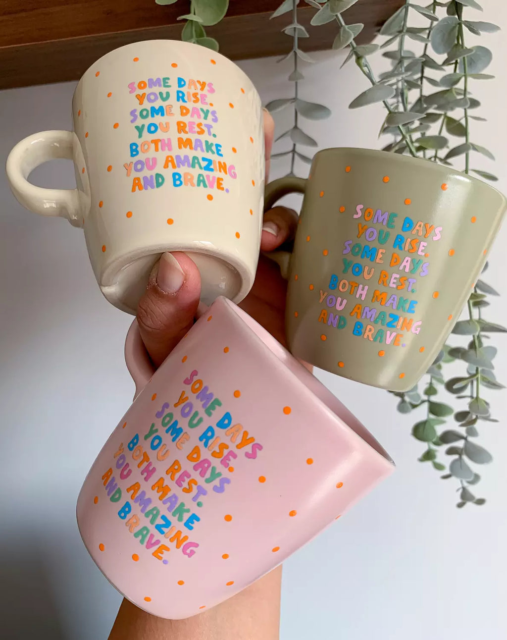 Amazing & Brave Mug "Quote Only"