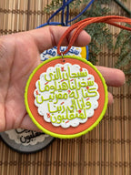 دعاء الركوب Flower Polymer Clay Car Hanger