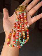 Letter Bag Charm " Candy "