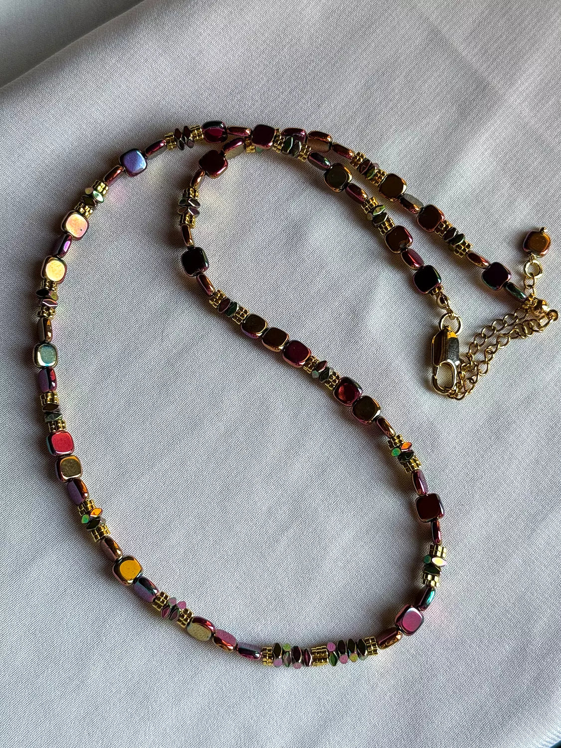 Hematite Necklace " Without Letter  "