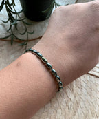 Hematite Green Bracelet