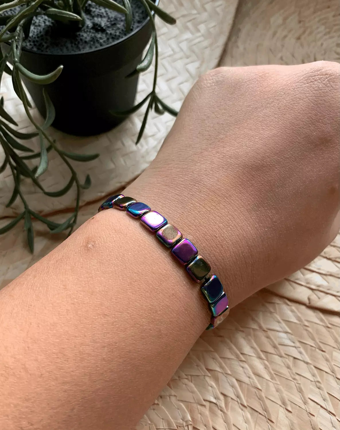 Hematite Mermaid Bracelet