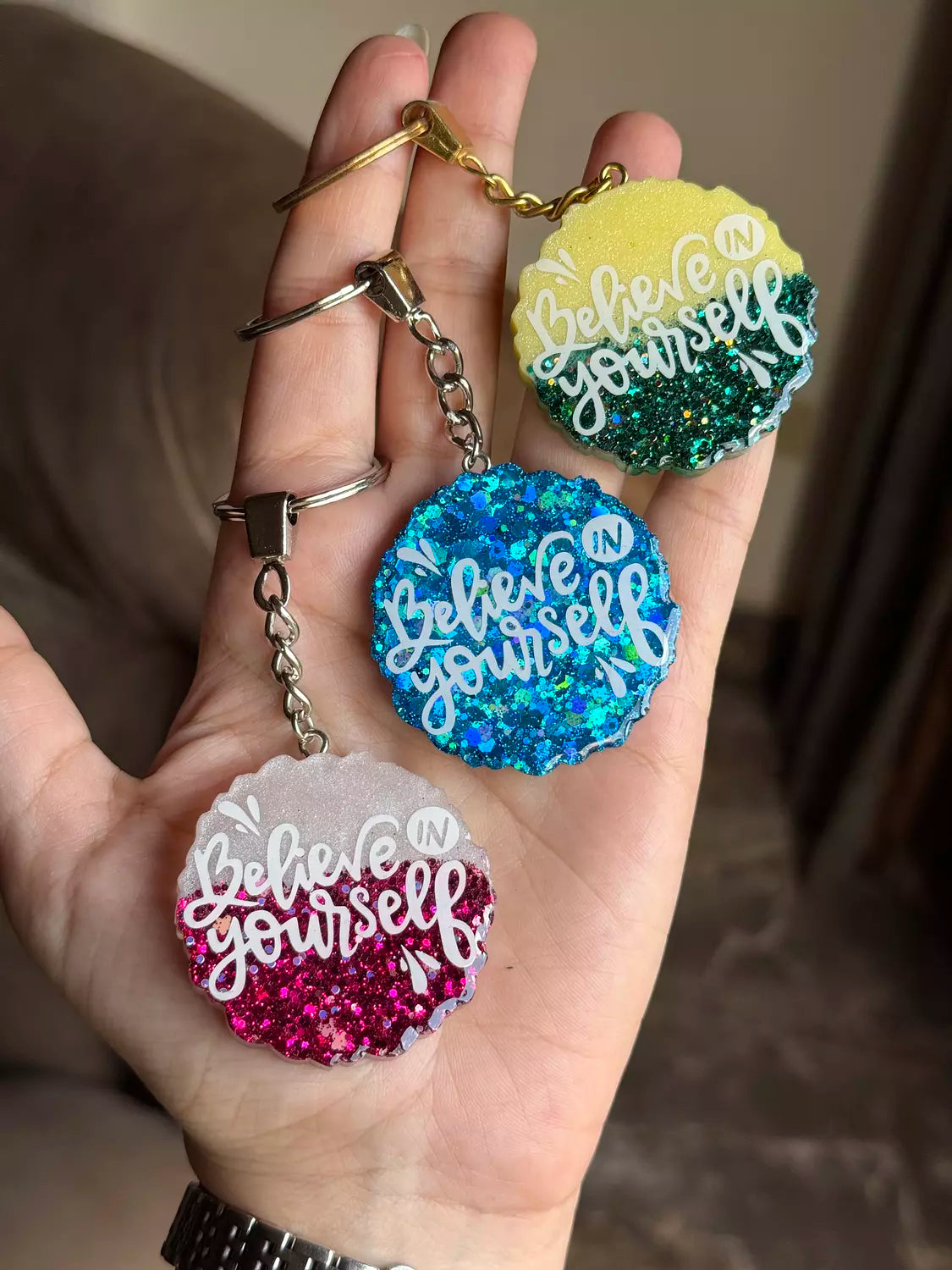 “ Believe IN Yourself “ Keychain