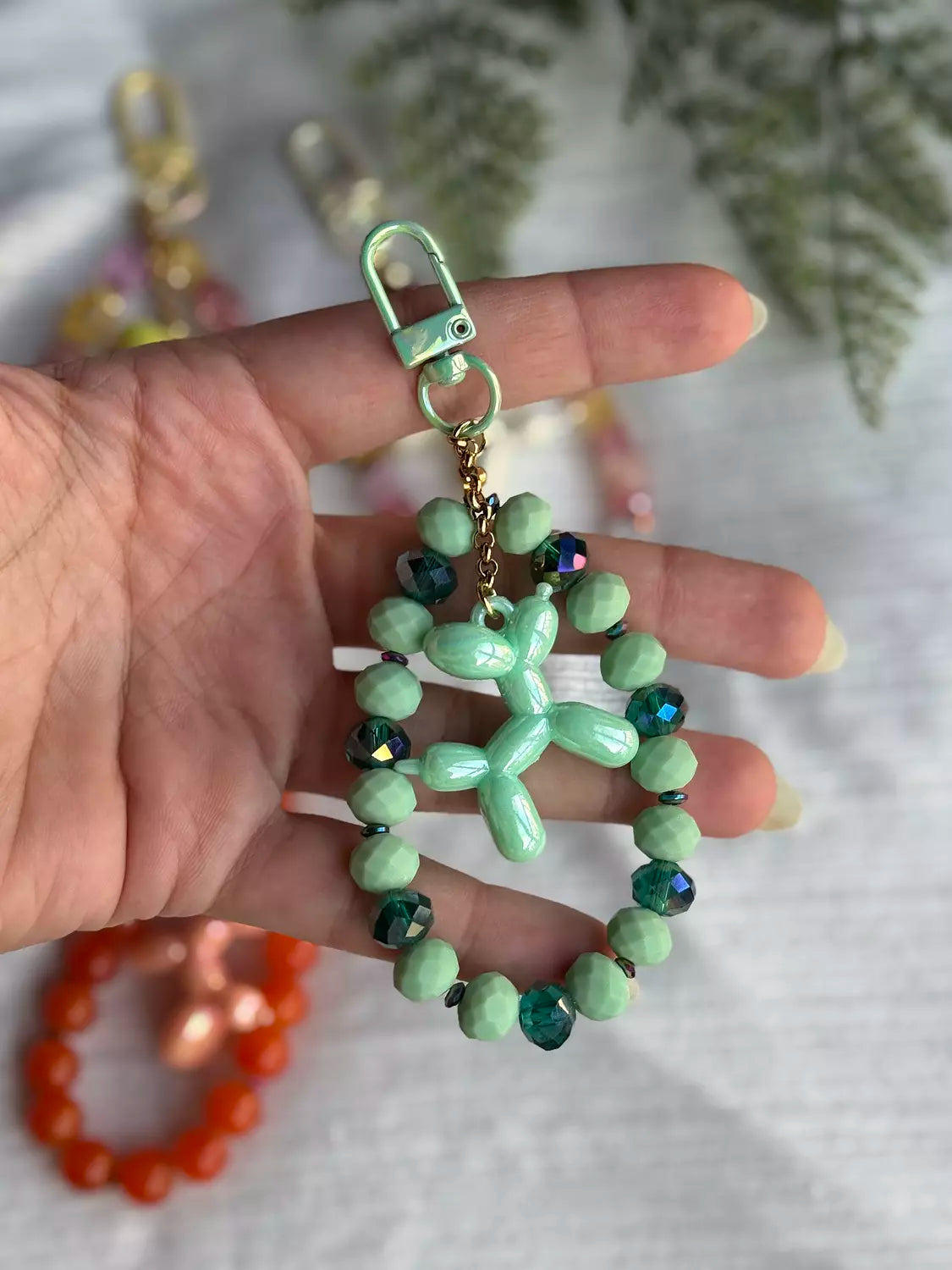 Small Balloon Dog Bag Charm " Set 1"