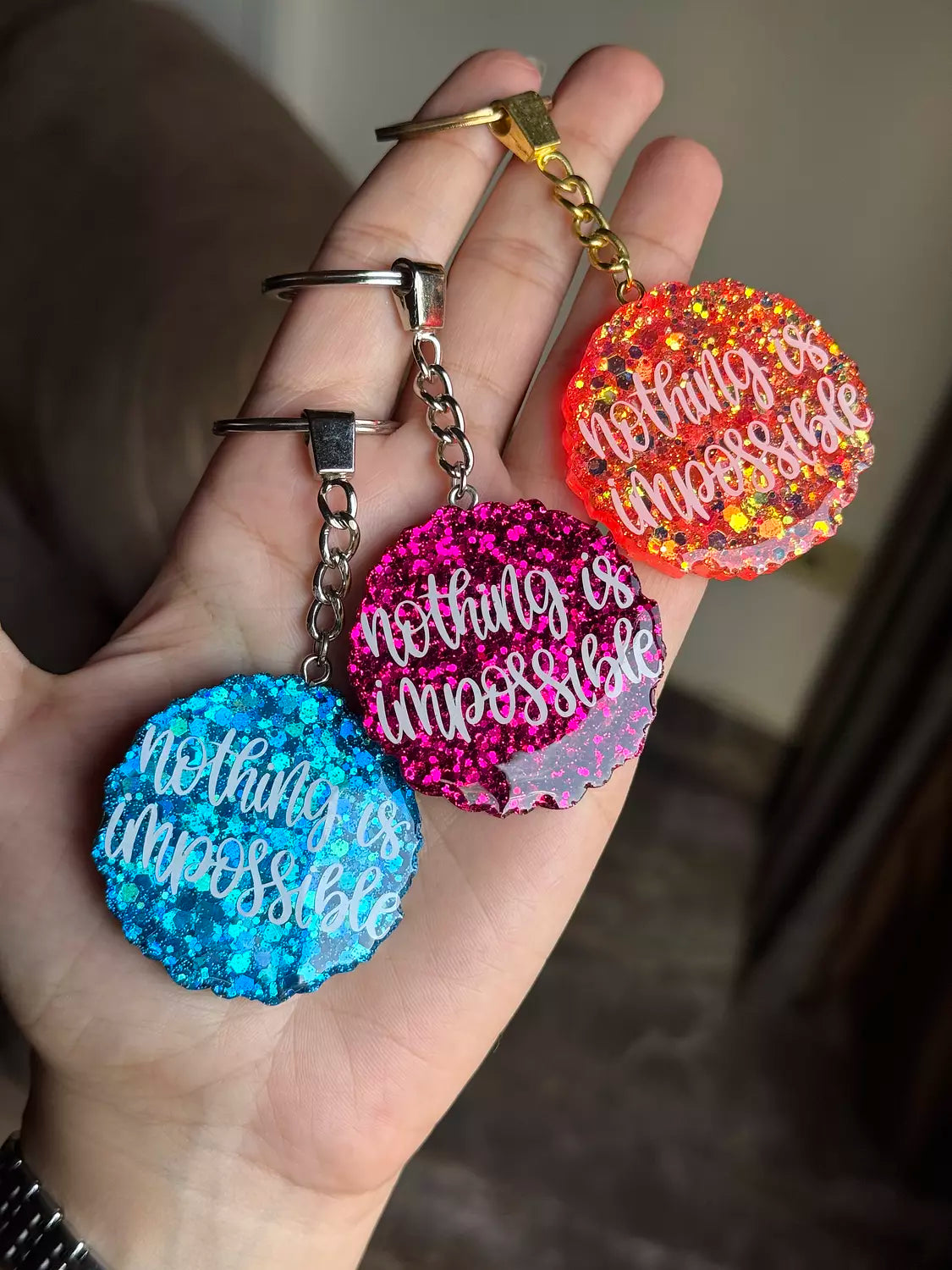 “ Nothing Impossible “ Keychain