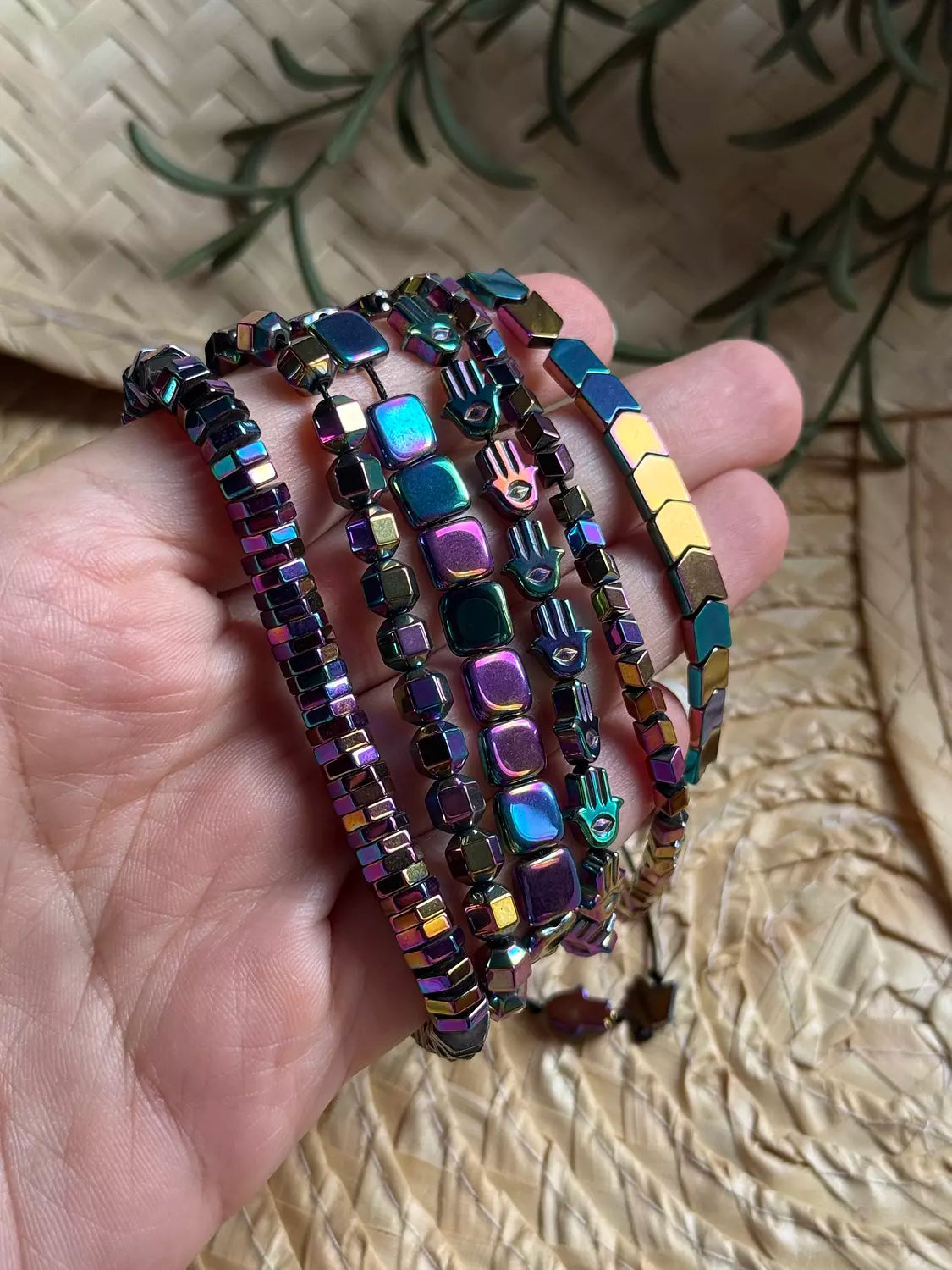 Hematite Mermaid Bracelet